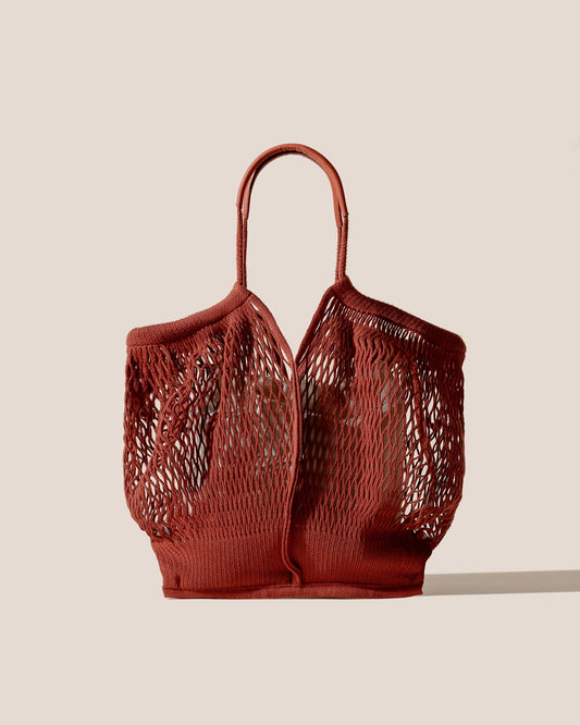 CALELLA FILT - Knitted Cotton Net Bag - Hereu Women