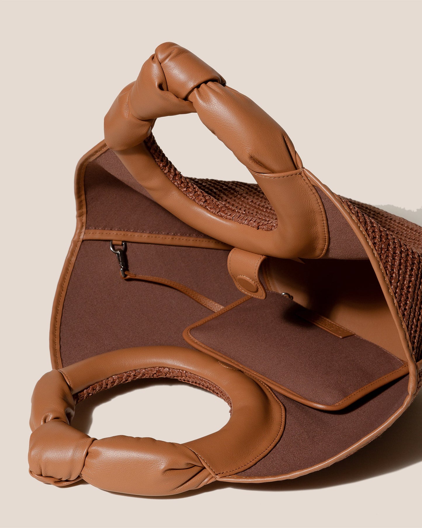 CASTELL RAFFIA - Knotted-handle Tote Bag - Hereu Women