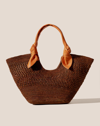 FONOL - Crocheted Raffia Basket - Hereu Women