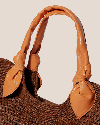 FONOL - Crocheted Raffia Basket - Hereu Women