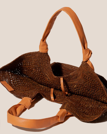 FONOL - Crocheted Raffia Basket - Hereu Women
