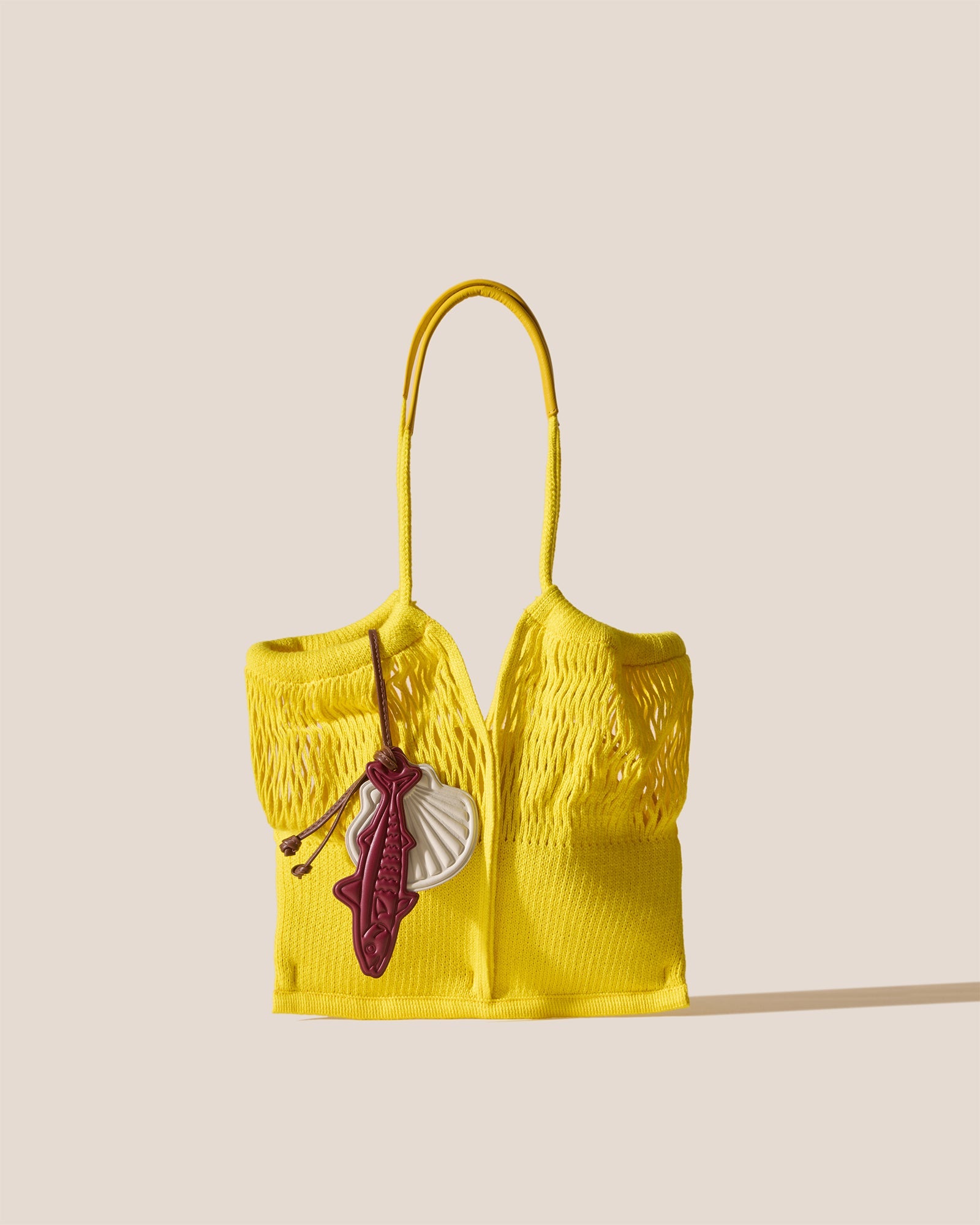CALELLA FILT S CHARM - Knitted Cotton Net Bag - Hereu Women