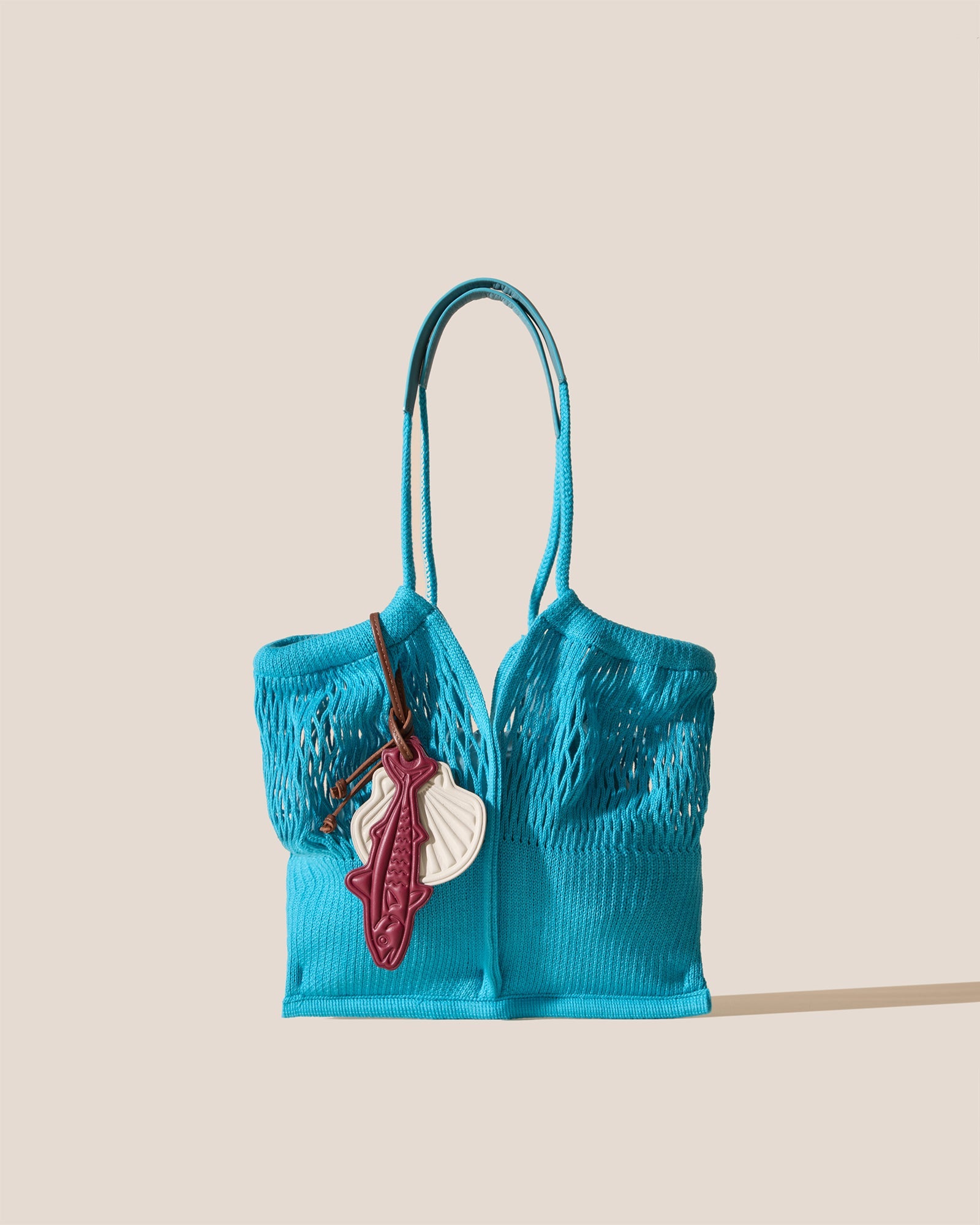 CALELLA FILT S CHARM - Knitted Cotton Net Bag - Hereu Women
