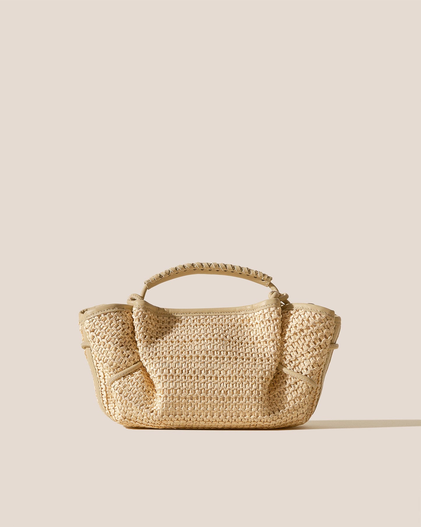 ARTA MINI RAFFIA - Pleated Crossbody Bag - Hereu Women