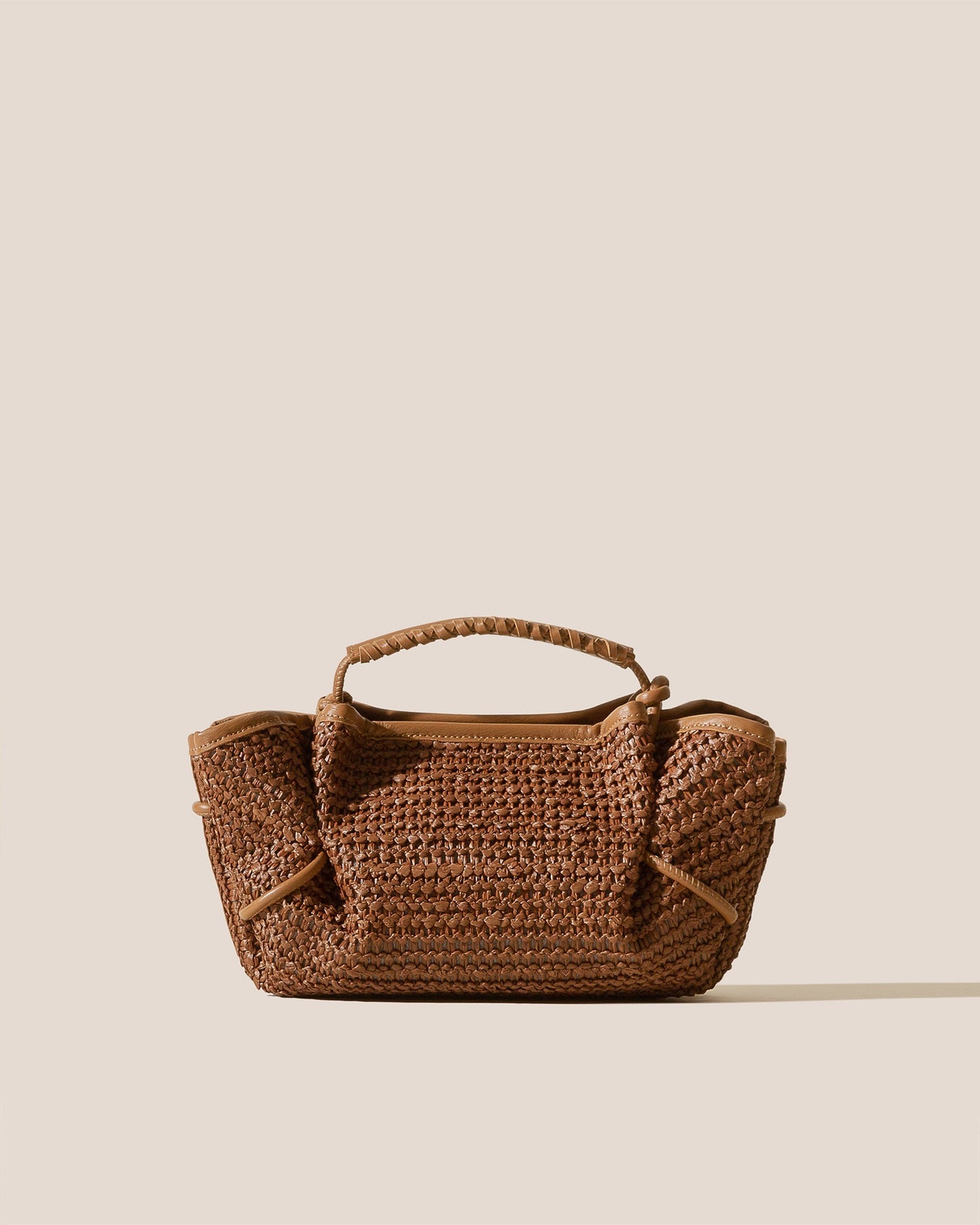 ARTA MINI RAFFIA - Pleated Crossbody Bag - Hereu Women