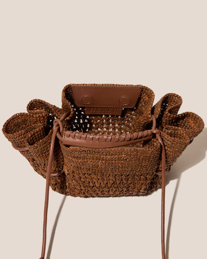 ARTA MINI CROCHET RAFFIA - Pleated Crossbody Bag - Hereu Women|Men