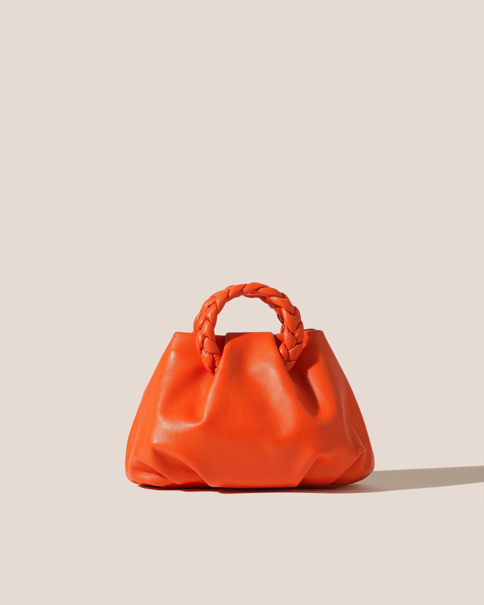 BOMBON - Plaited-handle Leather Handbag - Hereu Women