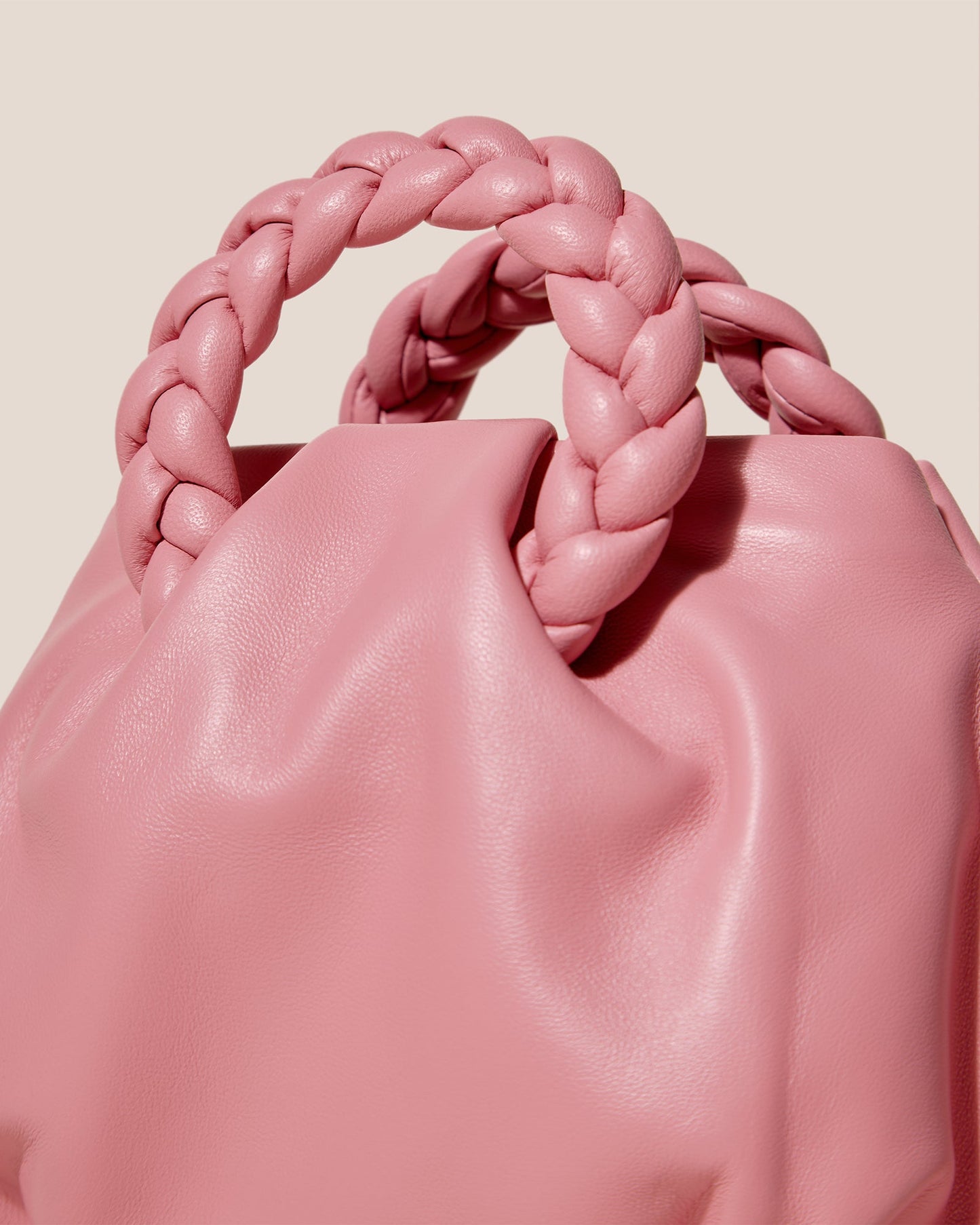 BOMBON - Plaited-handle Leather Handbag - Hereu Women