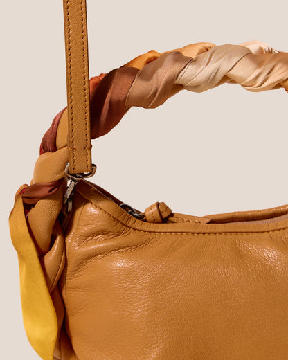 ESPIGA MINI FOULARD - Braided Detail Crossbody Bag - Hereu Women