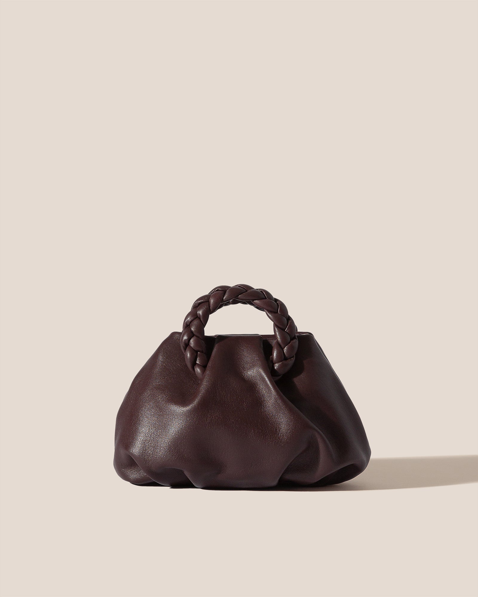 BOMBON - Plaited-handle Leather Handbag - Hereu Women