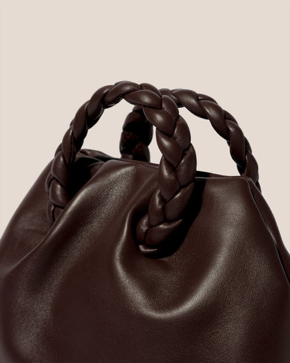 BOMBON - Plaited-handle Leather Handbag - Hereu Women