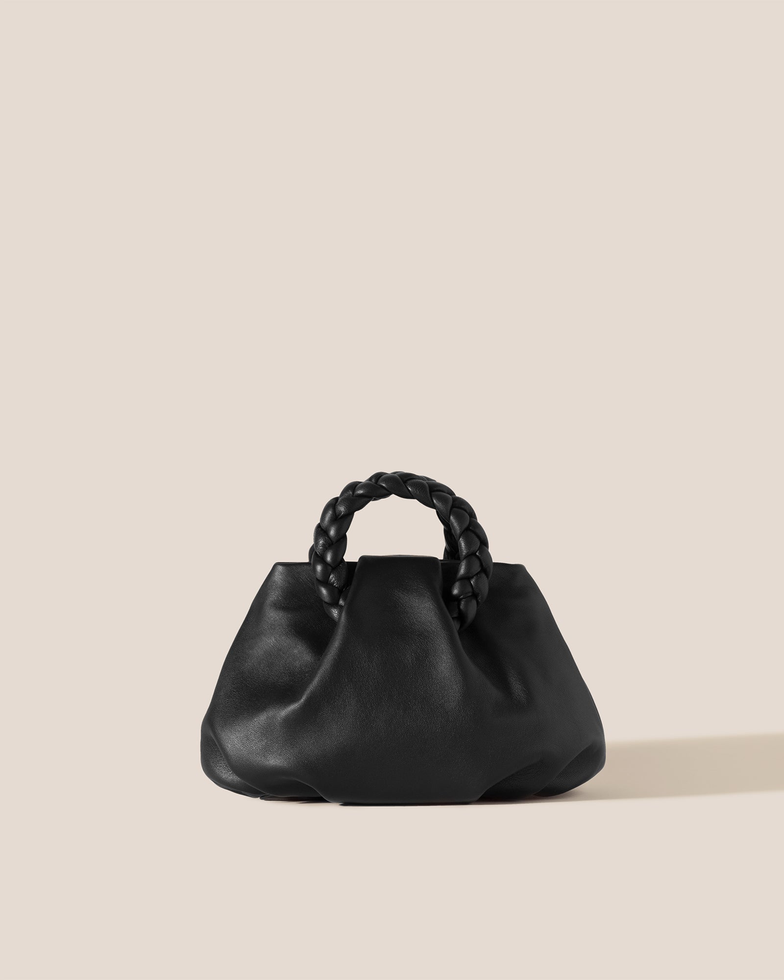 BOMBON - Plaited-handle Leather Handbag - Hereu Women