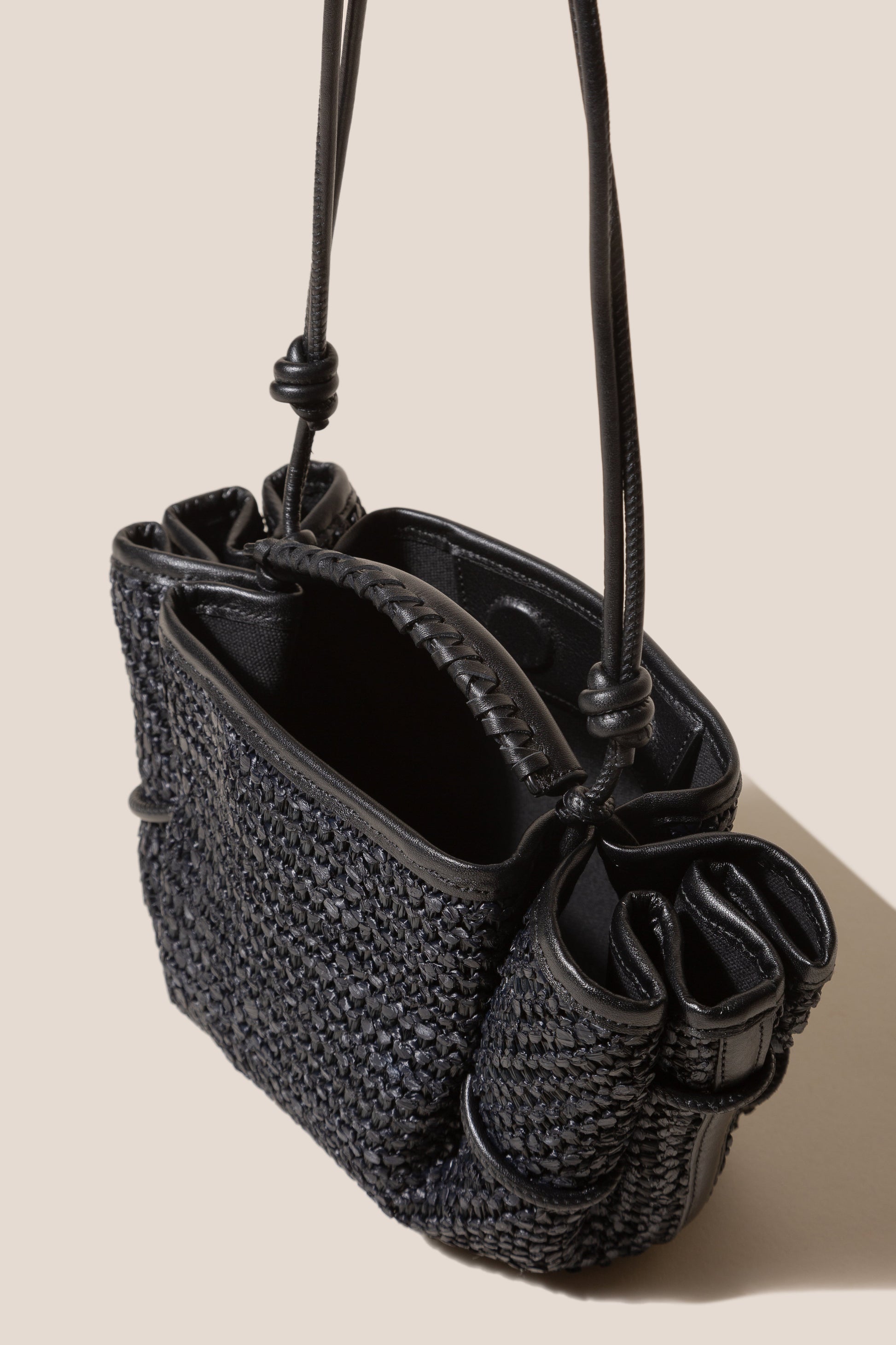 ARTA MINI RAFFIA - Pleated Crossbody Bag - Hereu Women|Men