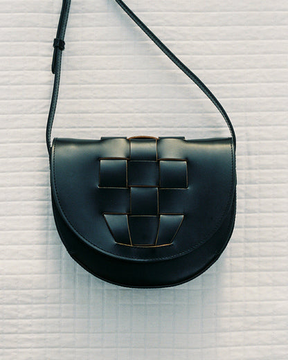 SINIA - Satchel Interwoven Front Detail Bag - Hereu Women|Men