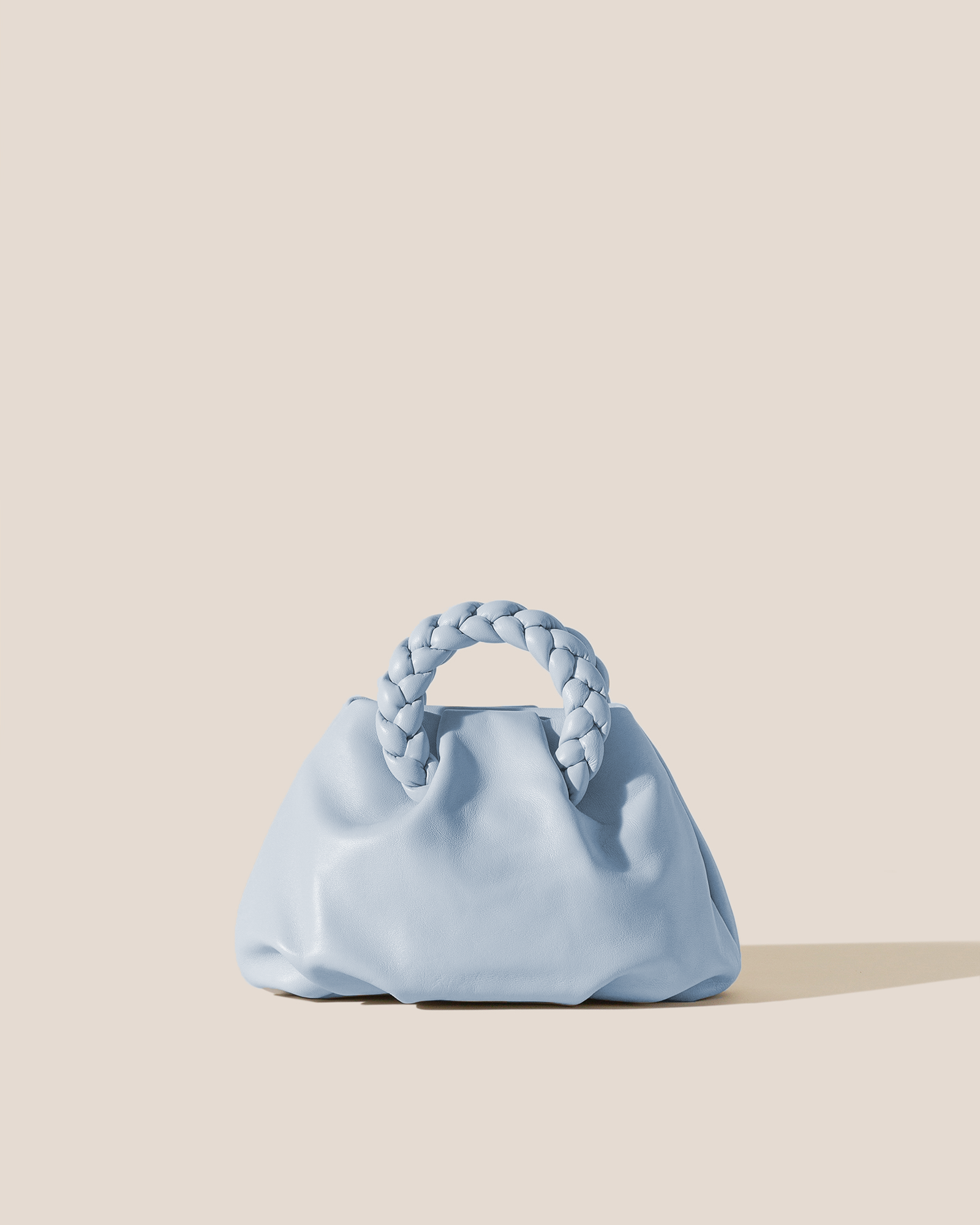 BOMBON - Plaited-handle Leather Handbag - Hereu Women
