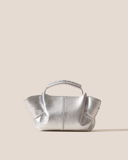 ARTA MINI METALLIC - Pleated Crossbody Bag - Hereu Women