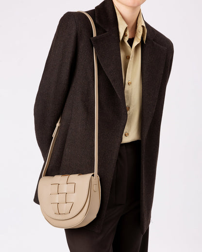 SINIA - Satchel Interwoven Front Detail Bag - Hereu Women|Men