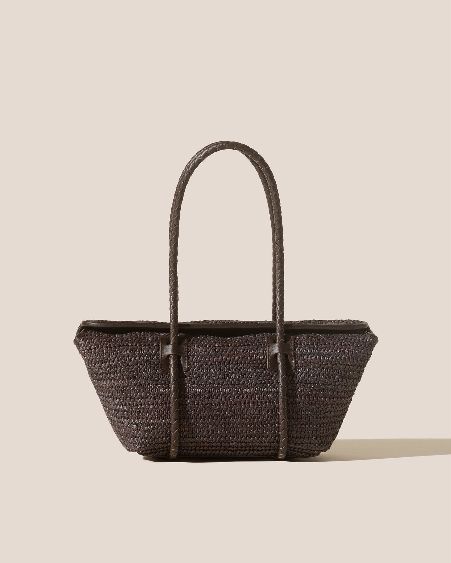 FORNA RAFFIA - Leather Framed Shoulder Bag - Hereu Women
