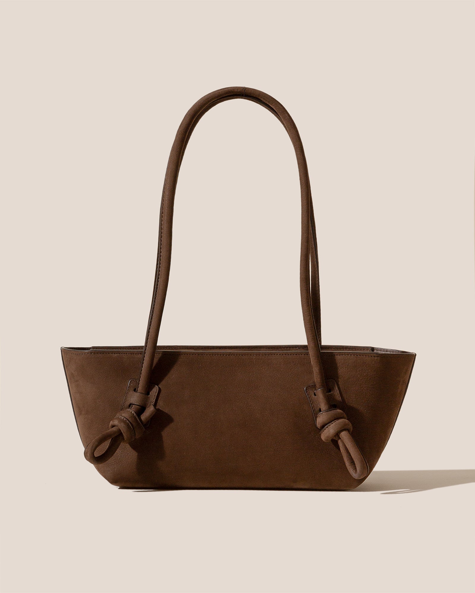 FLECA NUBUCK - Knotted-handle Shoulder Bag - Hereu Women