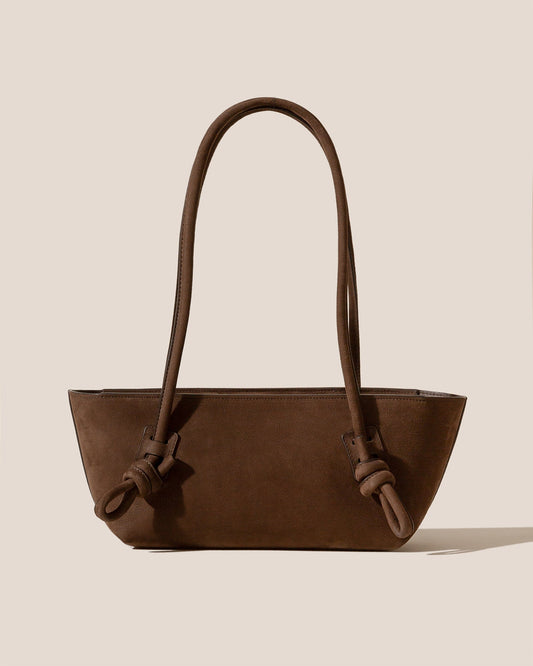 FLECA NUBUCK - Knotted-handle Shoulder Bag - Hereu Women