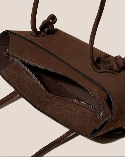FLECA NUBUCK - Knotted-handle Shoulder Bag - Hereu Women