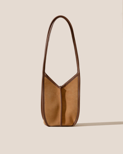 CALELLA BUCKET SUEDE - Leather-trimmed Shoulder Bag - Hereu Women