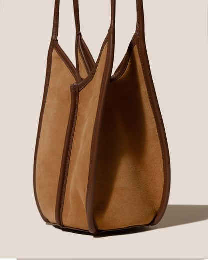 CALELLA BUCKET SUEDE - Leather-trimmed Shoulder Bag - Hereu Women