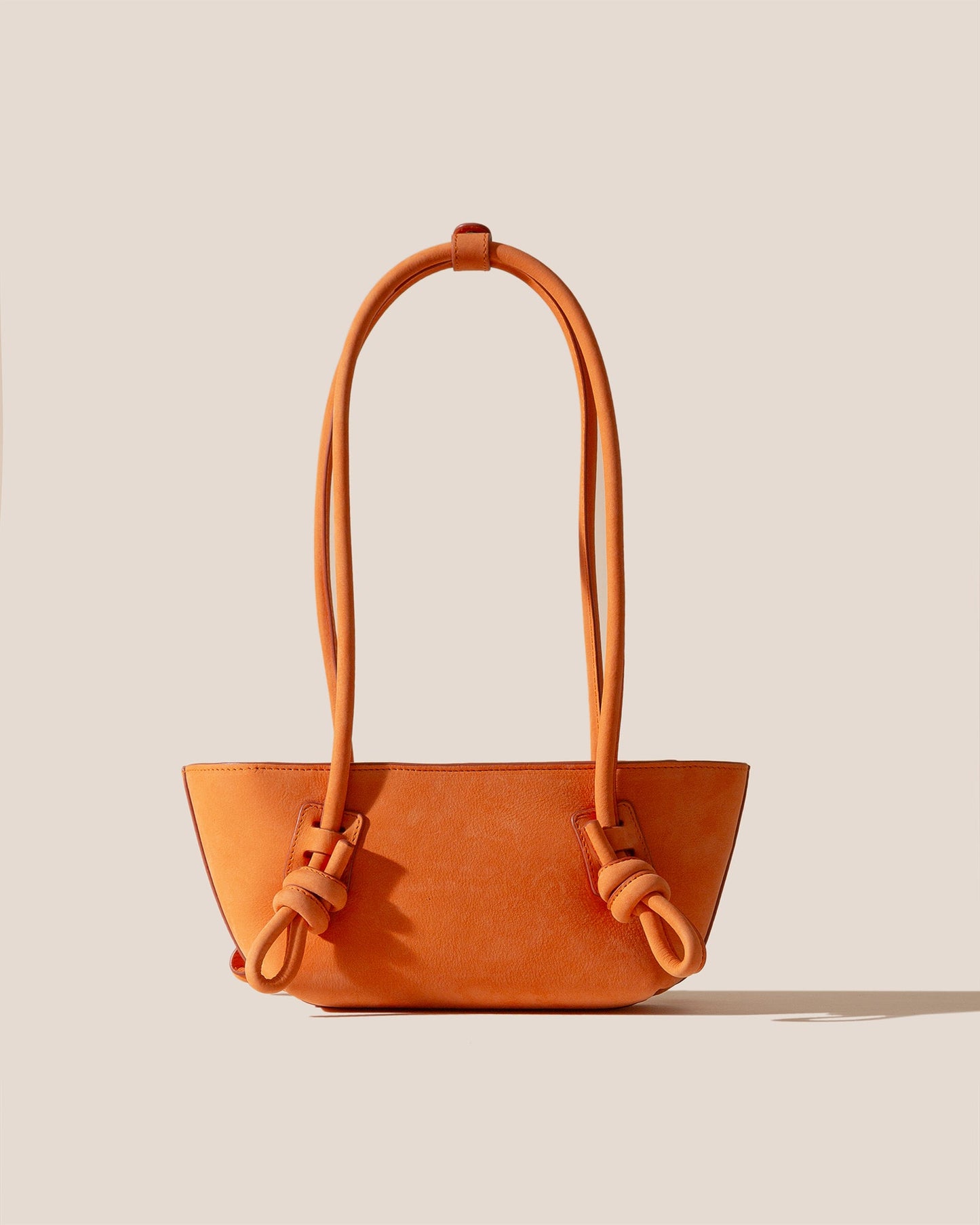 FLECA MINI SHOULDER NUBUCK - Knotted-handle Shoulder Bag - Hereu Women