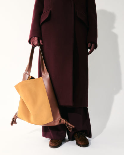 CADOR SUEDE - Slouchy Shoulder Bag - Hereu Women