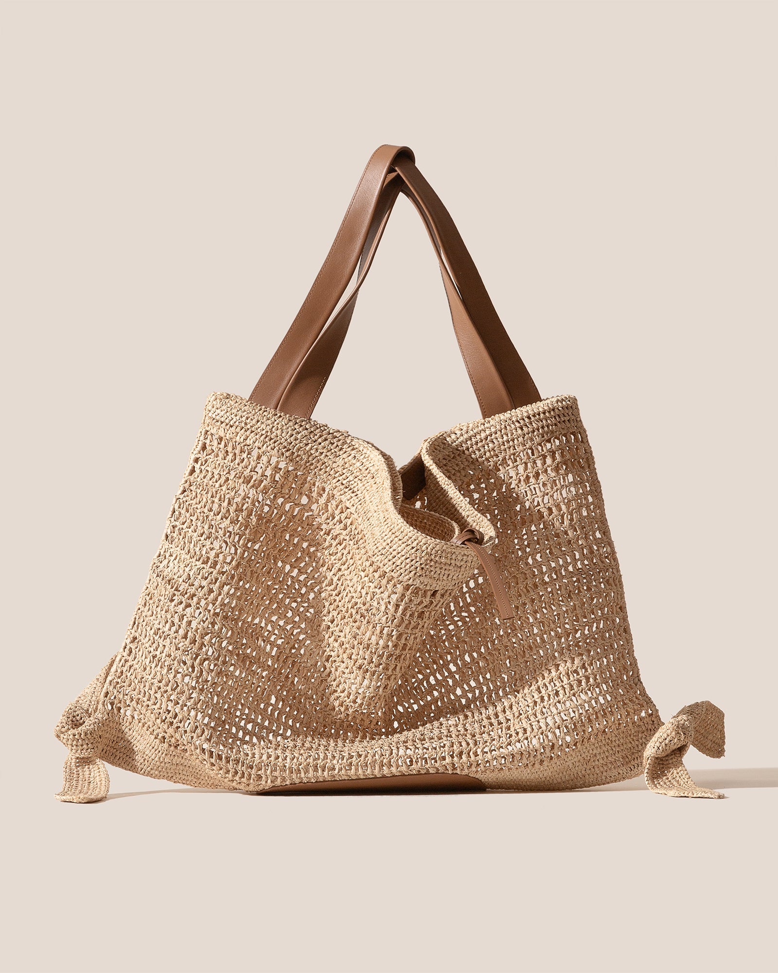 CADOR RAFFIA MESH - Slouchy Shoulder Bag - Hereu Women
