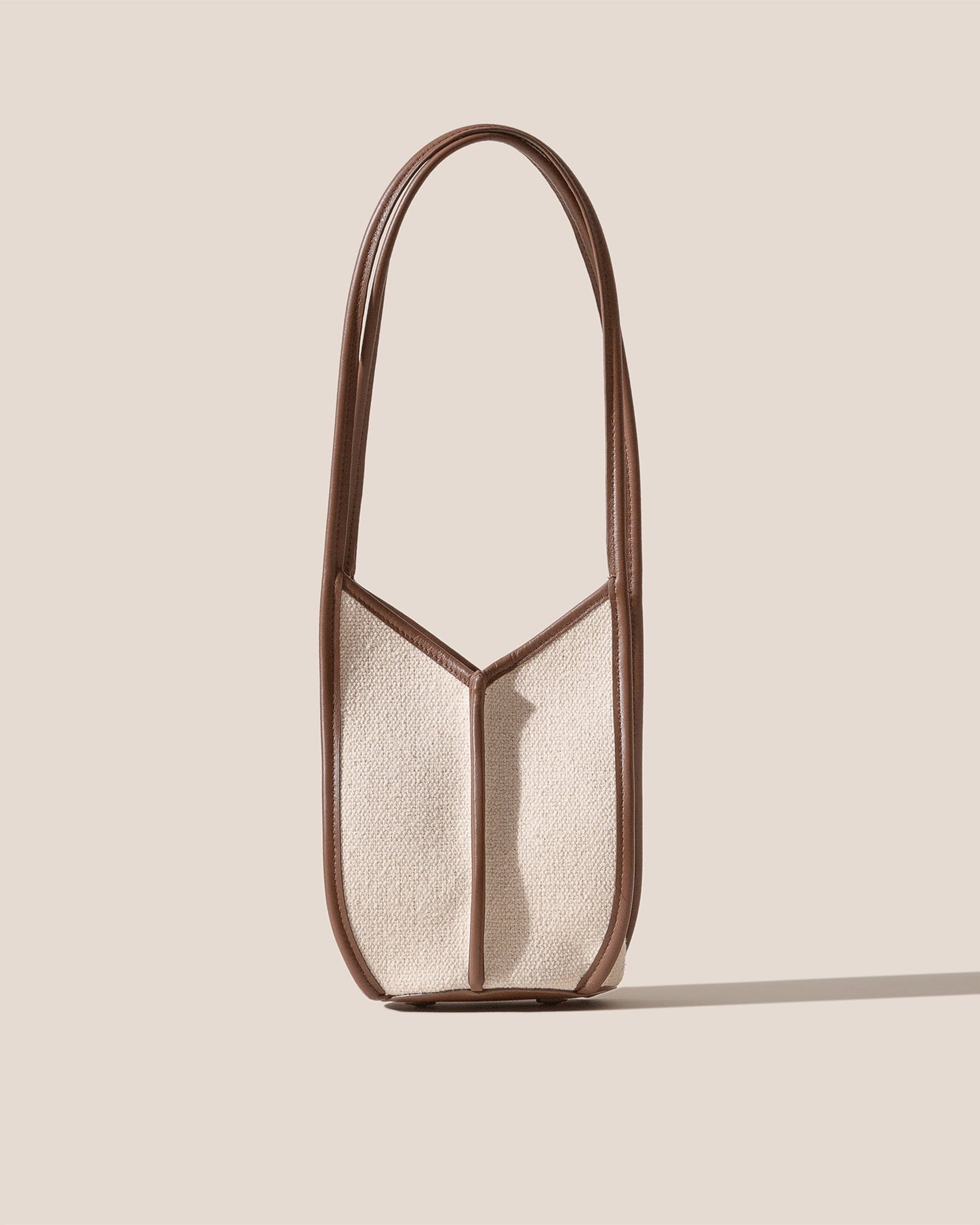 CALELLA BUCKET CANVAS - Leather-trimmed Shoulder Bag - Hereu Women