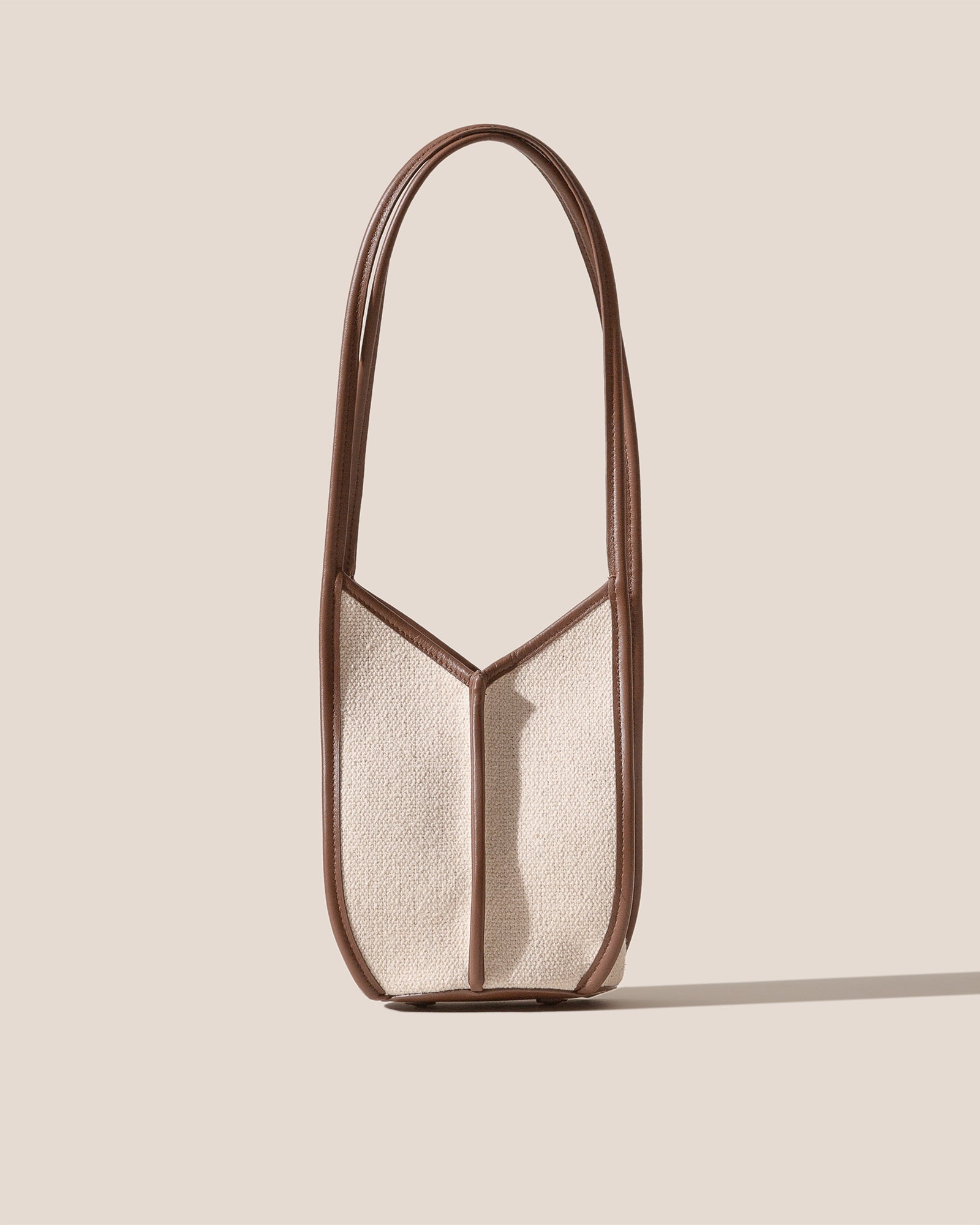 CALELLA BUCKET CANVAS - Leather-trimmed Shoulder Bag - Hereu Women