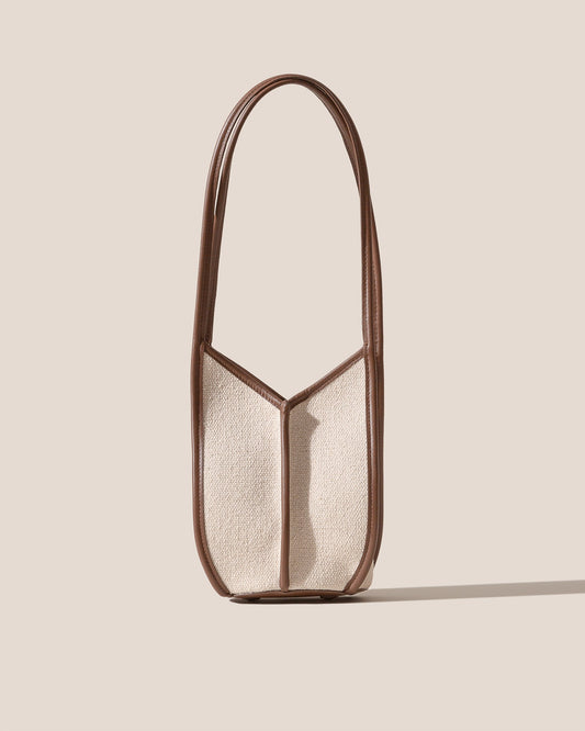 CALELLA BUCKET CANVAS - Leather-trimmed Shoulder Bag - Hereu Women
