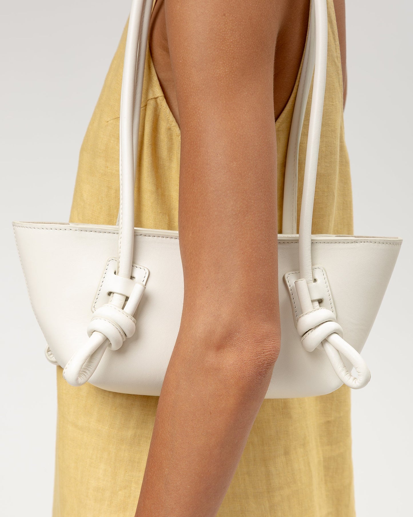 FLECA MINI SHOULDER - Knotted-handle Shoulder Bag - Hereu Women