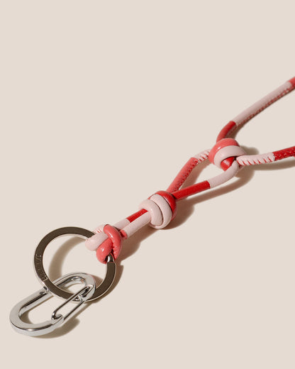 GERANI KEYCHAIN - Hand-Knotted Patchwork Keychain - Hereu Women