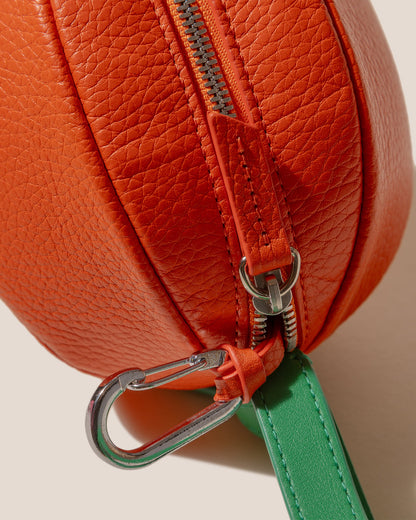 TARONJA PURSE - Orange-Shaped Leather Coin Purse - Hereu Women