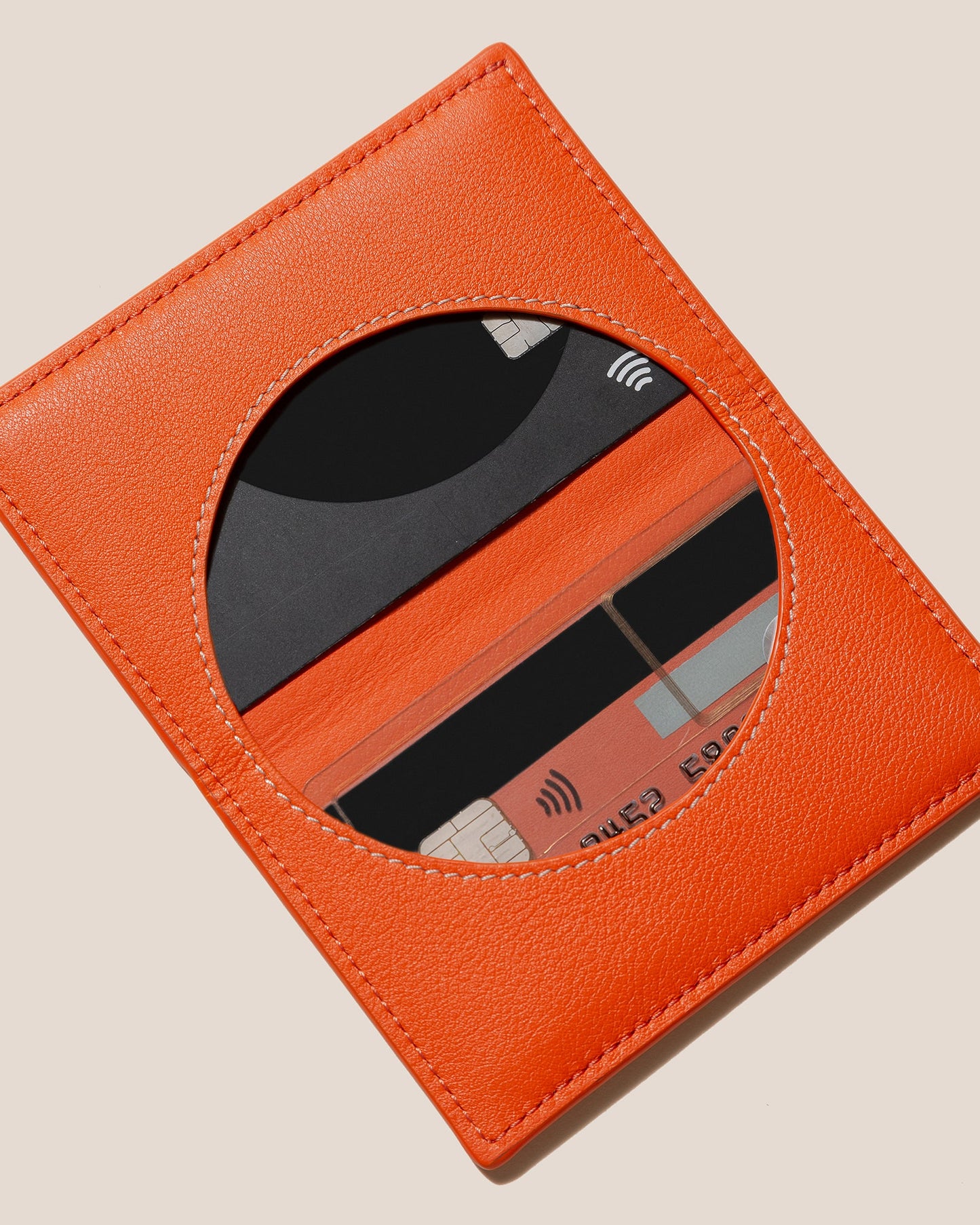 RODONA - Foldable Leather Card Holder - Hereu Women