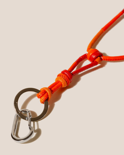 TARONGER KEYCHAIN - Hand-Knotted Patchwork Keychain - Hereu Women