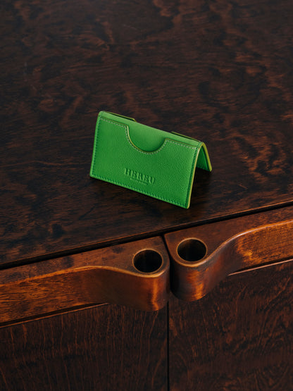 RODONA - Foldable Leather Card Holder - Hereu Women