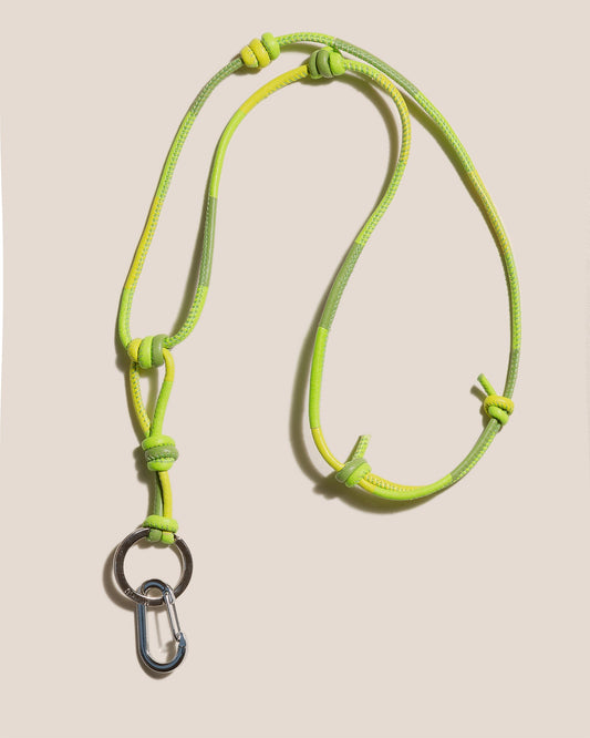 LLIMA KEYCHAIN - Hand-Knotted Patchwork Keychain - Hereu Women