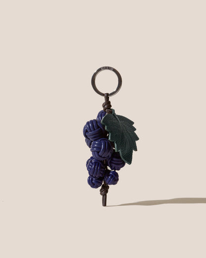 RAÏM - Hand-Knotted Grapes Leather Key Holder - Hereu Women