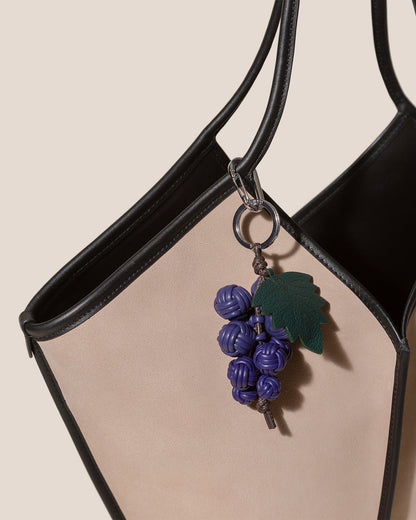 RAÏM - Hand-Knotted Grapes Leather Key Holder - Hereu Women