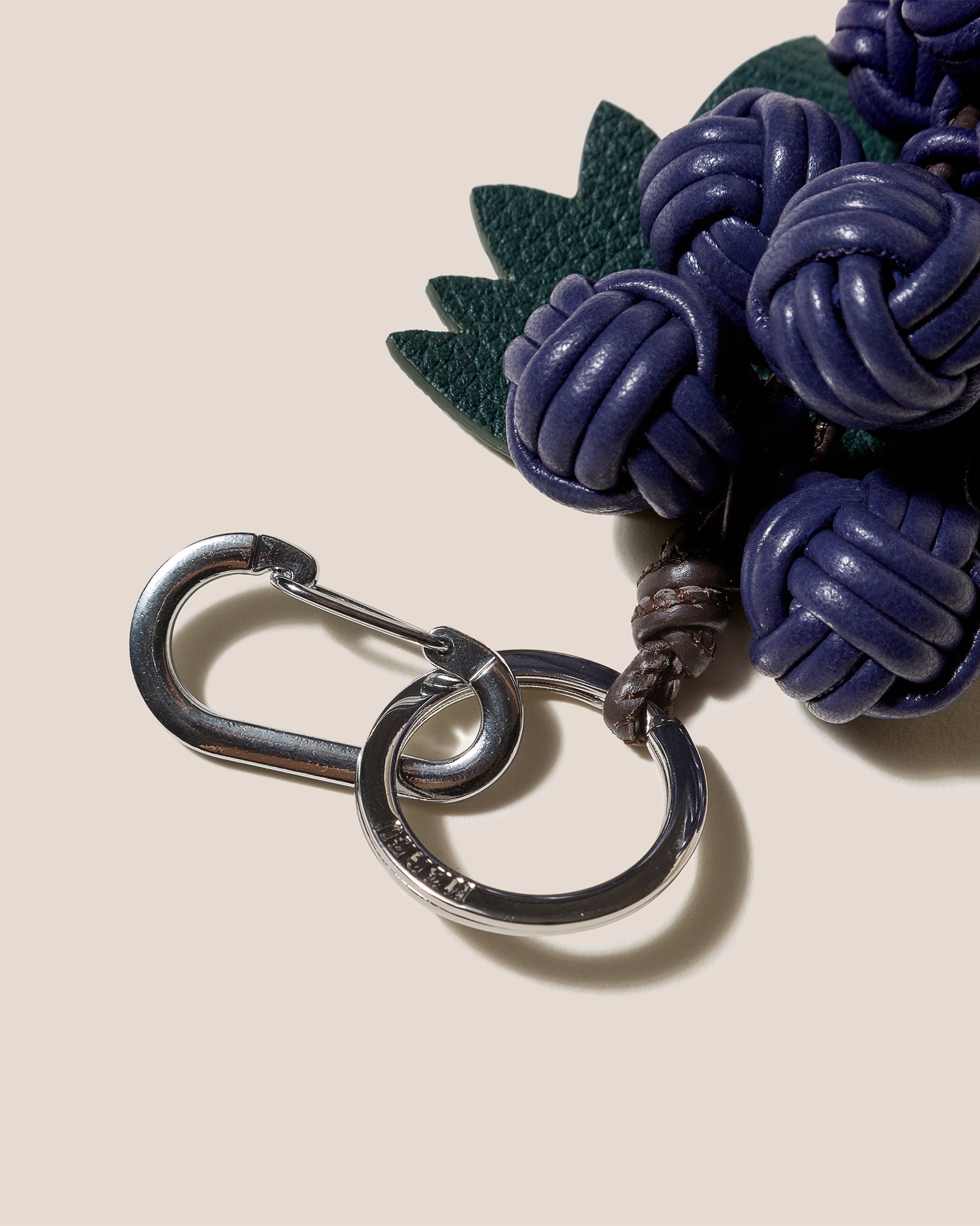 RAÏM - Hand-Knotted Grapes Leather Key Holder - Hereu Women