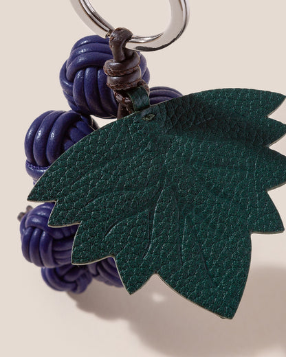 RAÏM - Hand-Knotted Grapes Leather Key Holder - Hereu Women
