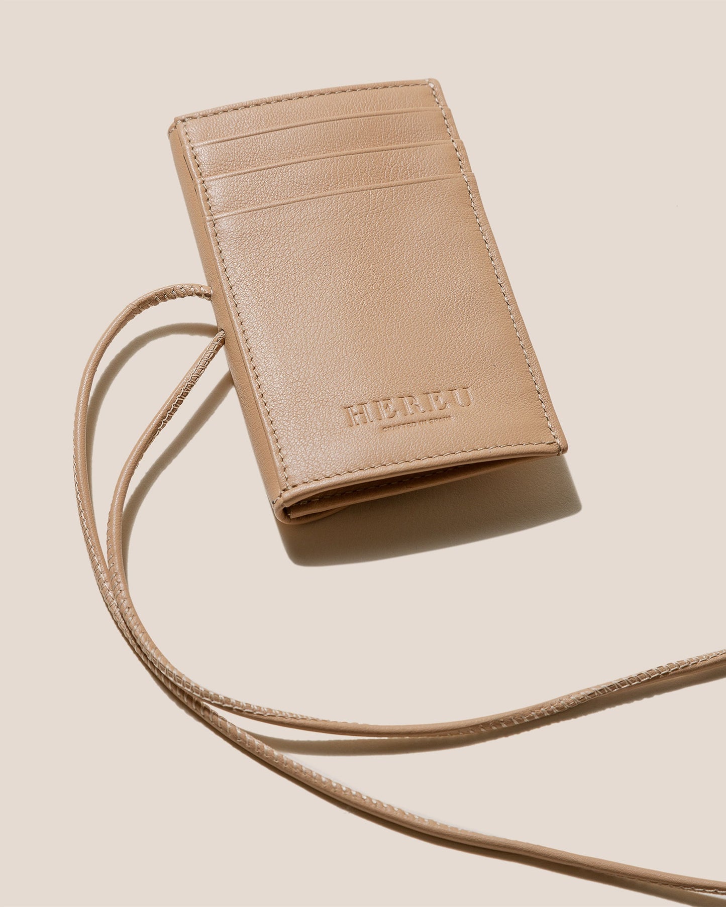 PENJAT - Leather Wallet with Strap - Hereu Women