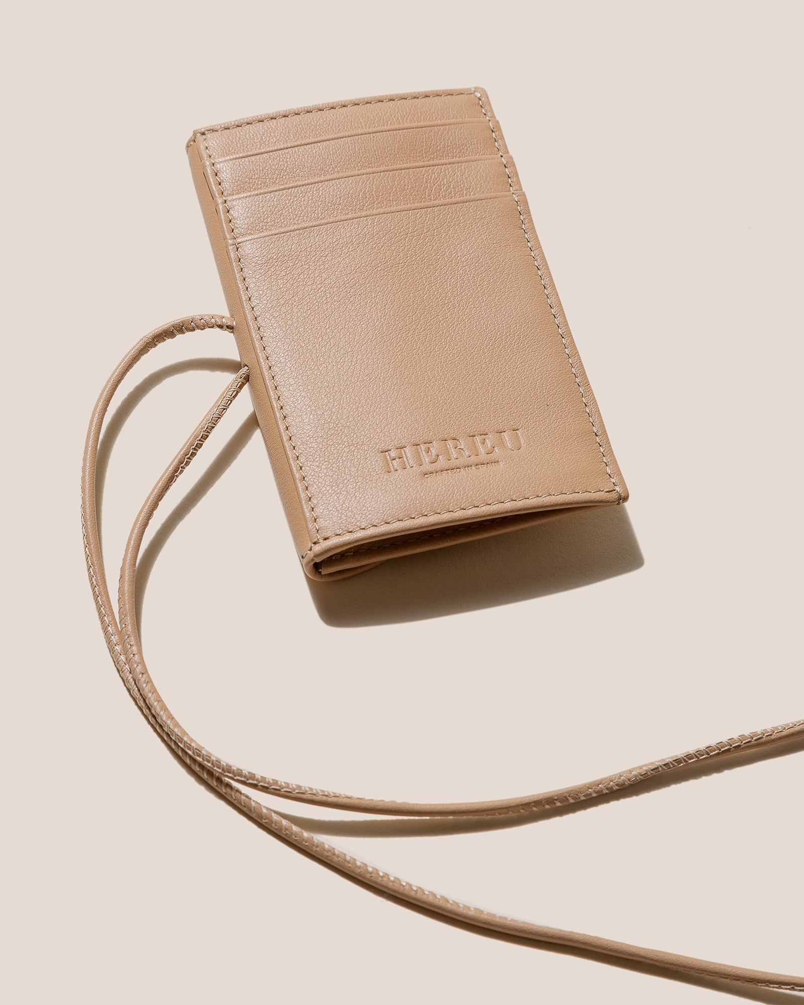 PENJAT - Leather Wallet with Strap - Hereu Women