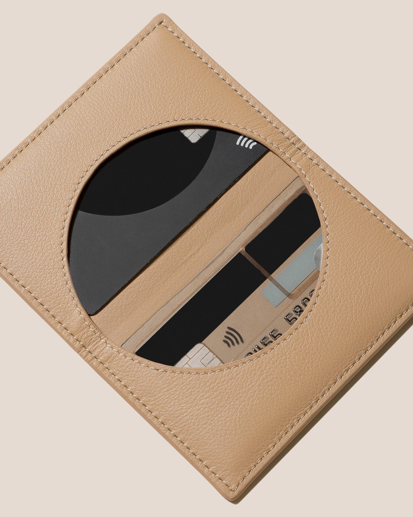 RODONA - Foldable Leather Card Holder - Hereu Women