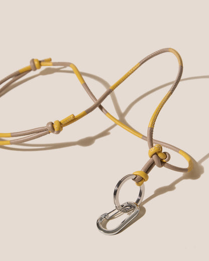 LLUM KEYCHAIN - Hand-Knotted Patchwork Keychain - Hereu Women