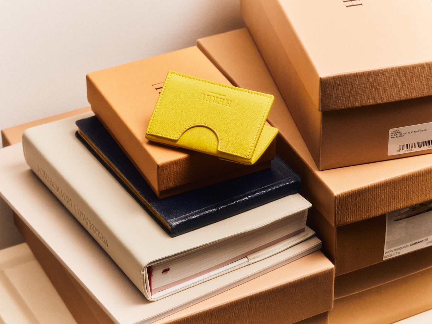 RODONA - Foldable Leather Card Holder - Hereu Women