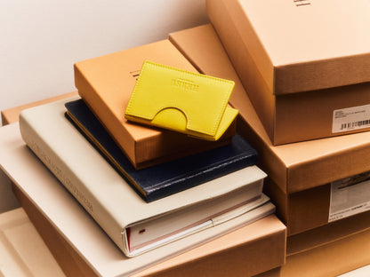 RODONA - Foldable Leather Card Holder - Hereu Women